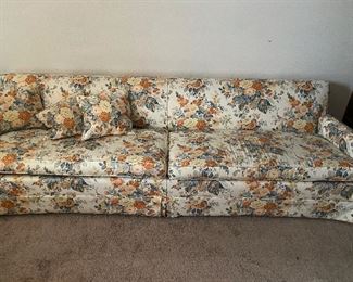 Large vintage sofa upstairs 100.00