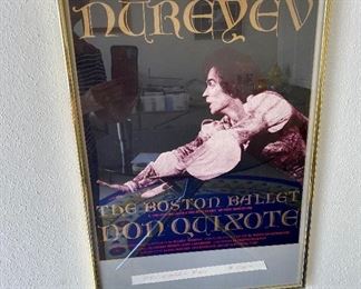 Nureyev poster from 1982 Worlds Fair Boston Ballet production of Don Quixote $85.00. Rudolf Nureyev 1939-1993