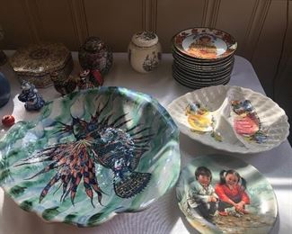 Appetizer plates and serviceware