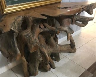 HAND CRAFTED TEAKWOOD TABLE