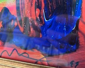 VERY LARGE PETER MAX, SIGNED