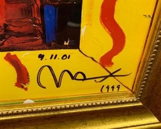 SIGNED BY PETER MAX 