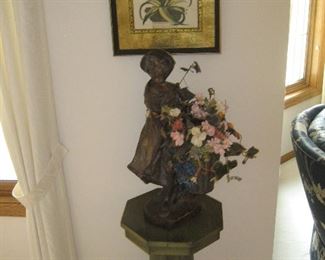 Pedestal with statue