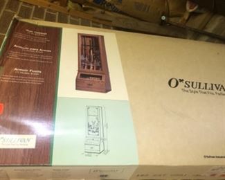 O’Sullivan gun cabinet, new in box