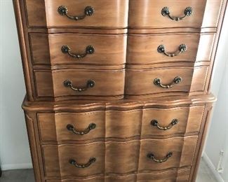 Antique Maple Highboy dresser $200