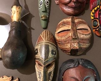 More examples of vintage masks from Asia, Africa, and more.