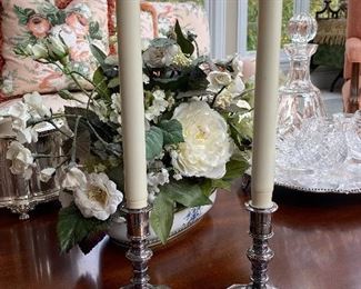 CANDLESTICKS AND FLORALS