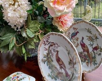 PAINTED PLATES AND FLORALS