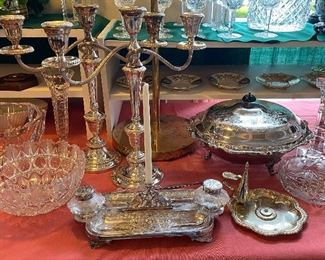 SILVER SERVING PIECES