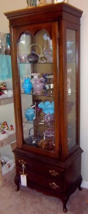 Displayed in lovely Antique Curio Cabinet