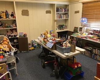 Room full of toys, and kids collection