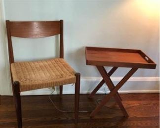 Side Chair and Tray Table