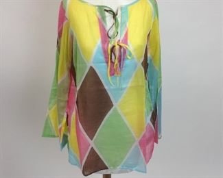 Milly of New York Original Diamond Design Tunic. 