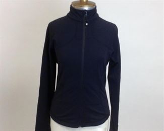 Lululemon Althletica Black Zip Jacket. 