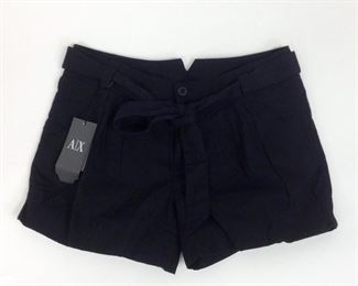 Armani Exchange Black Shorts NWT. 