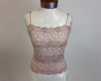 Josie Natori Nude Lace Camisole. 