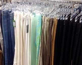 Large Selection of Jeans and Dress Pants. 