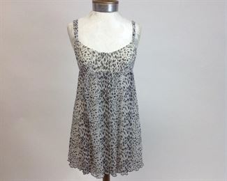 Cosa Bella of Italy White Leopard Sleepwear