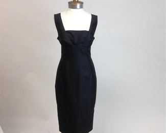 Style of Paris Silk Black Cocktail Dress ( NWT)