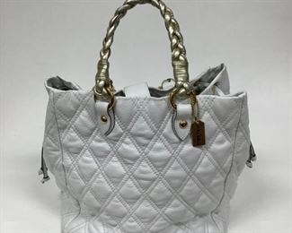 Serpul Marie of Brazil White Leather Handbag