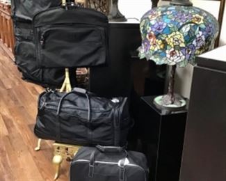Coach Weekender Bag with Lock and Key, Tumi Garment Bag, Tumi Bi fold Garment Bag 