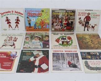 Vintage Christmas records