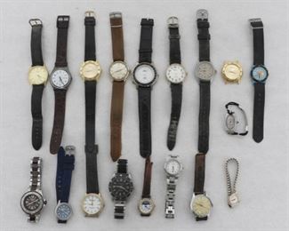 Group of men’s and women’s watches.