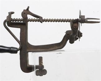 Antique apple peeler.