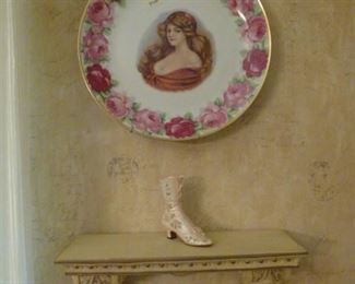 Porcelain painted plate
