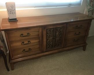 1970's dresser with mirror.