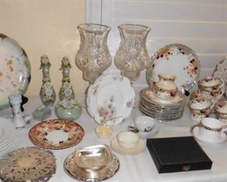 German porcelain, crystal.