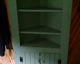 Small corner cupboard.