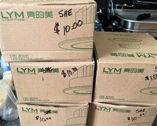 Boxes of LYM lighting