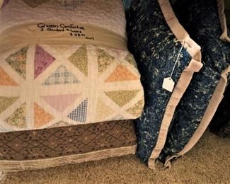 Quilts and pillows