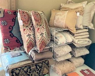 Pillows and linens