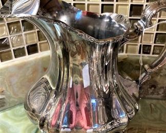 Silverplate pitcher 