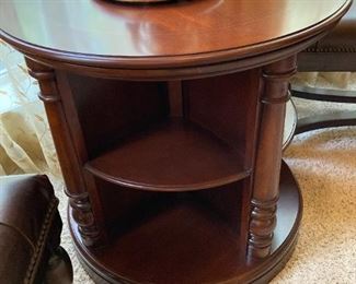 Revolving side table