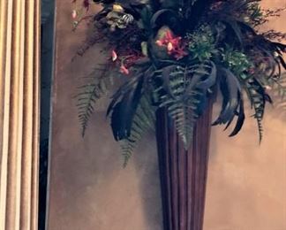 One of two wall sconces