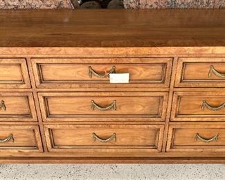 Fine nine-drawer Century dresser