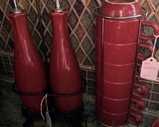 More red selections for the kitchen