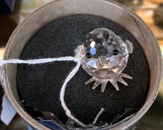 Swarovski crystal bird