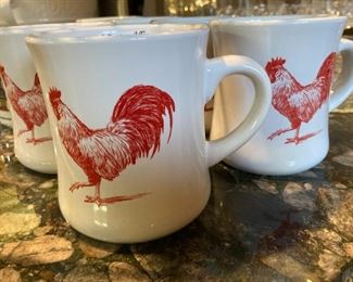 Rooster mugs