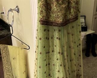 Beaded dress from India