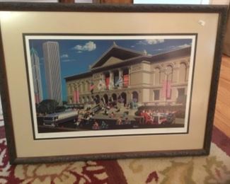Print of Art Institute of Chicago, was $20, SALE $8