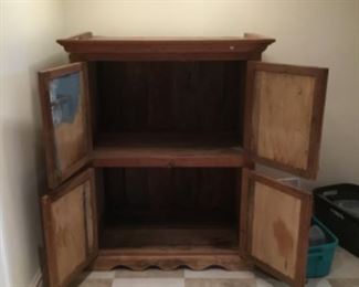 Inside of armoire