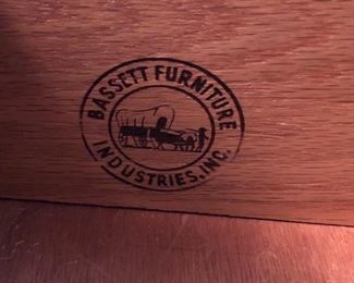 Bassett furniture desk and chest drawer