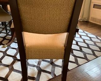 1. 8 Baker Upholstered Dining Chairs 2 Arm (24" x 22" x 36") 6 Side (19" x 22" x 36")