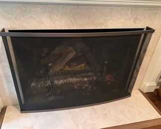 25. Modern Fireplace Screen (78" x 32")