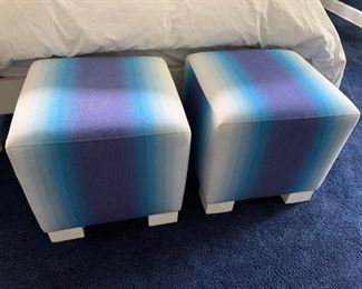 55. Pair of Custom Stools (17" x 17" x 17")
