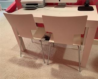 72. Pair of Wen's Phoenix Side Chairs (17" x 18" x 33")